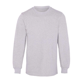 Bisiklet Yaka 2 İplik Sweatshirt Gri