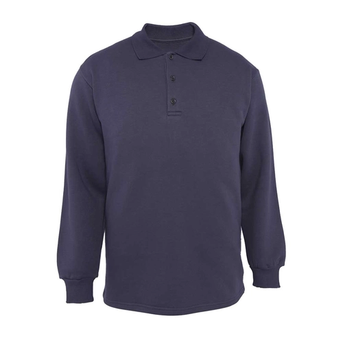 Polo Yaka 3 İplik Sweatshirt Antrasit