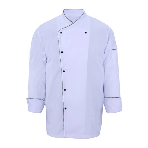 Likralı Premium Aşçı Ceketi Beyaz - Pötikare