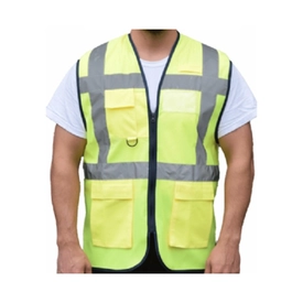 Premium İkaz Yeleği Sarı