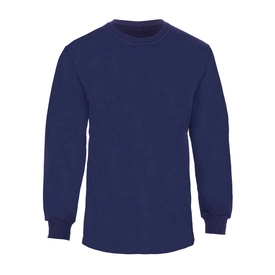 Bisiklet Yaka 2 İplik Sweatshirt Lacivert